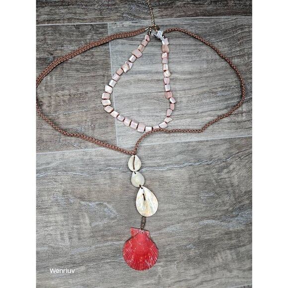 Free People New Layered seashell Choker - Picture 1 of 4